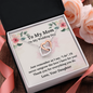Mother of the Bride heart necklace gift