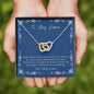 Thank You, Appreciation heart necklace gift for best friend