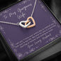 To My Gorgeous Wife Necklace Anniversary Gift For Wife, Necklace For Wife Birthday Gift For Wife Christmas Valentine, Sentimental Keepsake