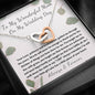 Mother Of The Bride Gift from Daughter interlocking necklace