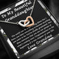 Graduation Granddaughter Two Heart Necklace