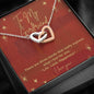 Girlfriend Anniversary Gift necklace Girlfriend Jewelry