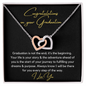 Congratulations on your graduation heart necklace daughter gift
