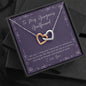 To My Gorgeous Girlfriend Valentine Christmas Necklace gift