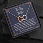 To My Wife Necklace Anniversary Birthday Valentines day necklace gift