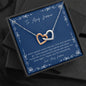 Thank You, Appreciation heart necklace gift for best friend