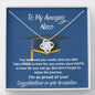 Graduation gift for Niece Love Knot Necklace