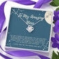 To My Amazing Niece Love Knot Necklace