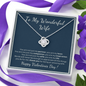 Valentines Love Knot Wife necklace