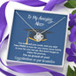 Graduation gift for Niece Love Knot Necklace