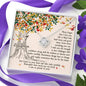 Never forget I love you from Mom Love Knot Necklace