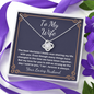 Love knot necklace for Wife