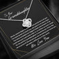 Granddaughter Graduation necklace gift, Graduation Gift For Granddaughter Love Knot Necklace