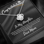Graduation Necklace gift for Daughter Love Knot necklace