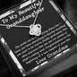 Graduation Granddaughter Love Knot Necklace gift