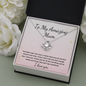 To My Amazing Mum Love Knot necklace