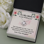 With all my Love, Mother of the Bride love necklace gift