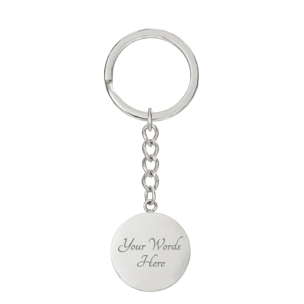 You're my rock keychain