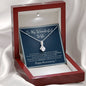 14K White Gold Anniversary necklace for Wife