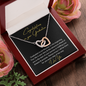 Congratulations on your graduation heart necklace daughter gift
