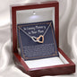 In Loving memory of your Mom, grieving heart necklace