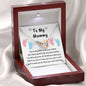 New Mummy Two hearts necklace