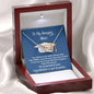 Graduation Two Hearts necklace for Niece