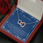 Thank You, Appreciation heart necklace gift for best friend