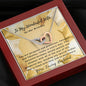 Birthday Necklace for Wife, Interlocking Heart Necklace