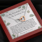 Mother Of The Bride Gift from Daughter interlocking necklace