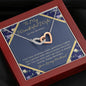 Wife birthday interlocking hearts