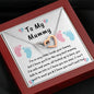 New Mummy Two hearts necklace