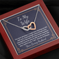 To My Wife Necklace Anniversary Birthday Valentines day necklace gift
