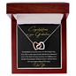 Congratulations on your graduation heart necklace daughter gift