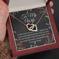 To My Wife Necklace - Anniversary Birthday Christmas Gift for Wife
