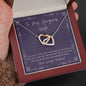 To My Gorgeous Wife Necklace Anniversary Gift For Wife, Necklace For Wife Birthday Gift For Wife Christmas Valentine, Sentimental Keepsake