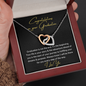 Congratulations on your graduation heart necklace daughter gift