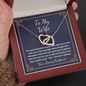 To My Wife Necklace Anniversary Birthday Valentines day necklace gift