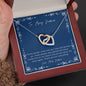 Thank You, Appreciation heart necklace gift for best friend