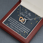 Best friend birthday heart necklace gift