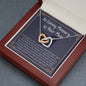 In Loving memory of your Mom, grieving heart necklace