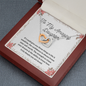 To My Amazing Daughter Christmas Birthday Mother daughter heart necklace gift