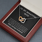 To My Wife Necklace Anniversary Gift For Wife Birthday Gift