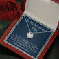 Love Knot Anniversary necklace for Wonderful Wife