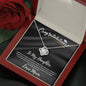 Graduation Necklace gift for Daughter Love Knot necklace