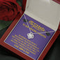 Graduation Daughter love knot necklace