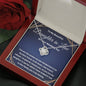 Daughter from Mother in law love knot Necklace