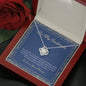 To My Soulmate Love Knot necklace