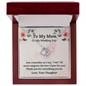 With all my Love, Mother of the Bride love necklace gift