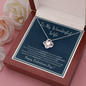 Valentines Love Knot Wife necklace